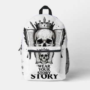 Premium Donker Design Bedrukte Rugzak