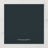 Premium "Dood van haar 20s" verjaardagsuitnodiging Kaart (Achterkant)