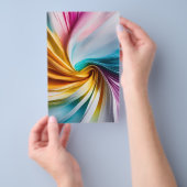 Premium dun mat papier – ultragladde afwerking voo flyer (Hand)