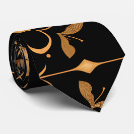 Premium Elegant Black Boho Stropdas