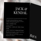 Premium Elegant | Editable Names Wedding Kaart