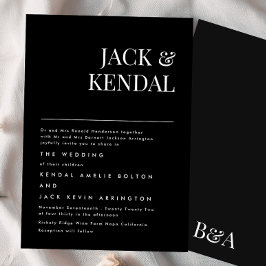 Premium Elegant | Editable Names Wedding Kaart