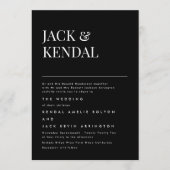 Premium Elegant | Editable Names Wedding Kaart (Voorkant)