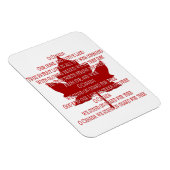 Premium Flexi Canada Magnet Canada Souvenir Magneet (Rechterzijde)
