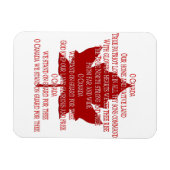 Premium Flexi Canada Magnet Canada Souvenir Magneet (Horizontaal)