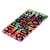 Premium Flexi Koelkast Magnet Hippies Gebruik Zijd Magneet (Linkerzijde)