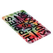 Premium Flexi Koelkast Magnet Hippies Gebruik Zijd Magneet (Rechterzijde)