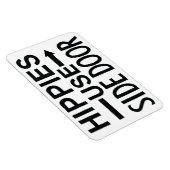 Premium Flexi Koelkast Magnet Hippies Gebruik Zijd Magneet (Rechterzijde)