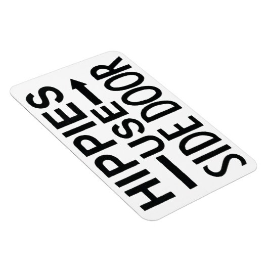 Premium Flexi Koelkast Magnet Hippies Gebruik Zijd Magneet (Rechterzijde)