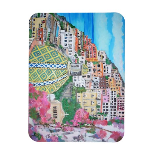 Premium Flexi Magnet - Positano, Italië Magneet (Verticaal)