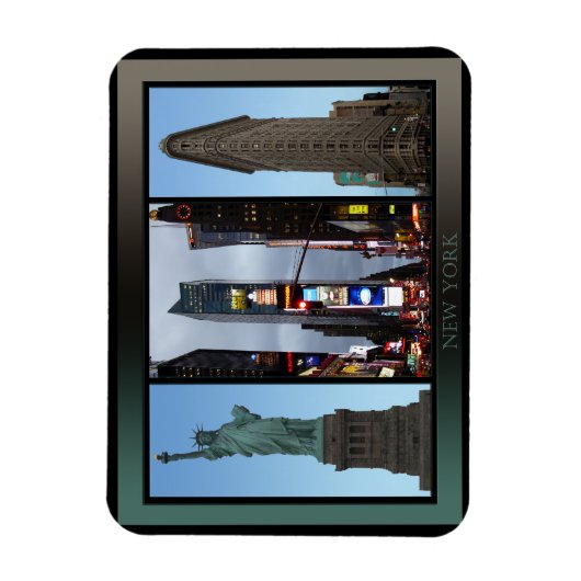 Premium Flexi New York Magnet NY City Souvenir Magneet (Verticaal)