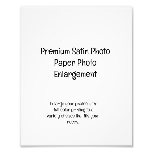Premium-fotopapier - Uitbreiding foto's Foto Afdruk (Voorkant)