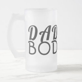 Premium - Fun "DAD BOD" Y vaders Dag Origineel Matglas Bierpul
