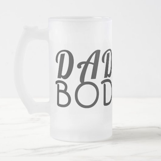 Premium - Fun "DAD BOD" Y vaders Dag Origineel Matglas Bierpul (Links)