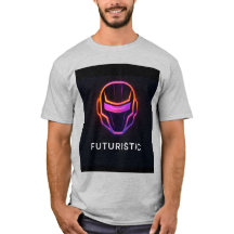 Premium Futuristic logo T-shirt voor uw merk:)