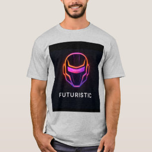 Premium Futuristic logo T-shirt voor uw merk:)