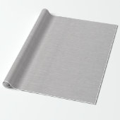 Premium Geborsteld Zilveren Metaalstructuur Cadeaupapier (Uitgerold)