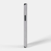 Premium geborsteld zilveren metaalstructuur iPhone hoesje (Rechterkant)