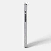 Premium geborsteld zilveren metaalstructuur iPhone hoesje (Linkerkant)