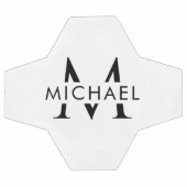 Premium gepersonaliseerde monogram naam voetbal (Enkel)