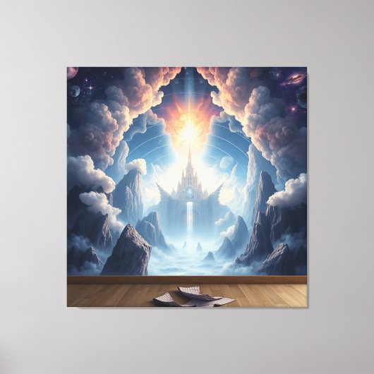 Premium gewikkeld canvas - elegante en moderne kun (Voorkant)