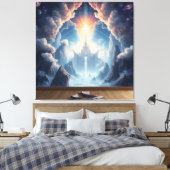 Premium gewikkeld canvas - elegante en moderne kun (Insitu (Slaapkamer))