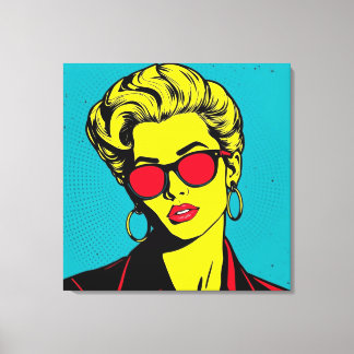 Premium gewikkeld canvas - elegante en moderne kun afdruk
