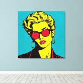 Premium gewikkeld canvas - elegante en moderne kun afdruk (Insitu (Houten vloer))