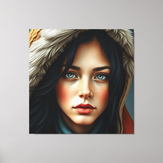 Premium gewikkeld canvas - elegante en moderne kun afdruk (Voorkant)