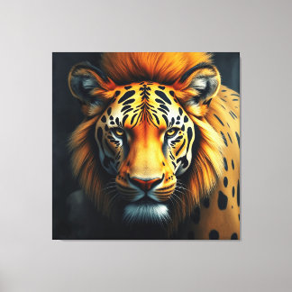 Premium gewikkeld canvas - elegante en moderne kun afdruk