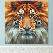 Premium gewikkeld canvas - elegante en moderne kun afdruk (Insitu (Houten vloer))