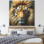 Premium gewikkeld canvas - elegante en moderne kun afdruk (Insitu (Slaapkamer))