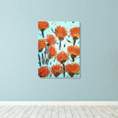 Premium gewikkeld canvas (glans) Dianthus (Insitu (Houten vloer))