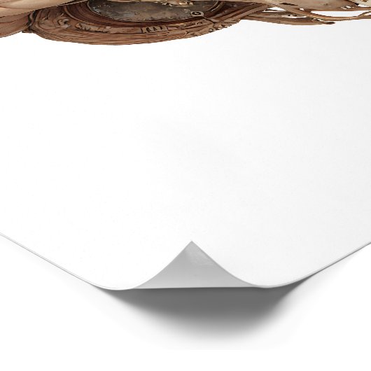 Premium Gilded Design: Luxury Clockwork Organ Poster (Hoek)