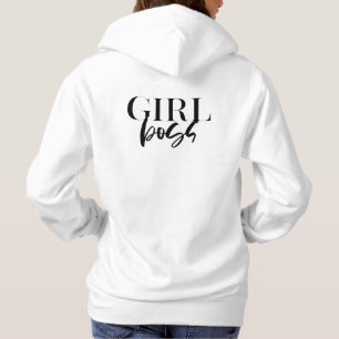 Premium Girl Boss   Zwarte tekst Modern Ultra Hoodie