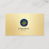 Premium Gold Business Card Design Visitekaartje (Achterkant)