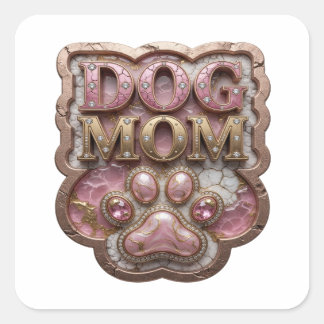 Premium Gold HONDENMOEDER Cadeau Sticker