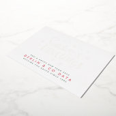 Premium Gold Modern Seasons Greetons Business Folie Feestdagenkaart (Gedraaid)