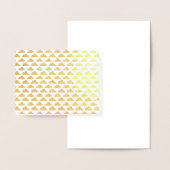 Premium Gold of Silver Cloud Pattern Folie Kaarten (Display)
