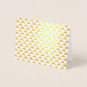 Premium Gold of Silver Cloud Pattern Folie Kaarten (Voorkant)