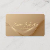 Premium Golden Lines Luxe Visitekaartje (Voorkant)