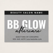 Premium - grijze gloed gezicht na Kaart (Voorkant)