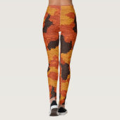Premium handgemaakte volledige lengte Leggings (Achterkant)