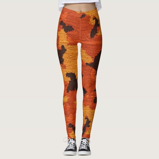 Premium handgemaakte volledige lengte Leggings (Voorkant)