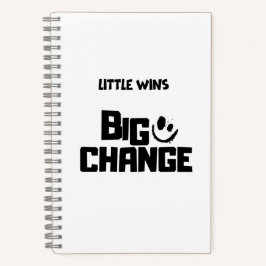 Premium Hardcover Kleine Overwinningen Grote Veran Notitieboek