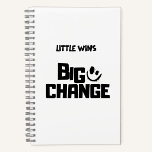 Premium Hardcover Kleine Overwinningen Grote Veran Notitieboek