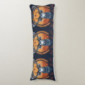 Premium Herten Gedrukt Lichaamskussen - Gezellig e (Voorkant Verticaal)