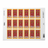 Premium honingbijenpolen etiket (Full Sheet)