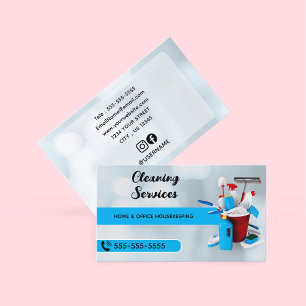 Premium Huis Schoonmaak & Maid Services Visitekaartje