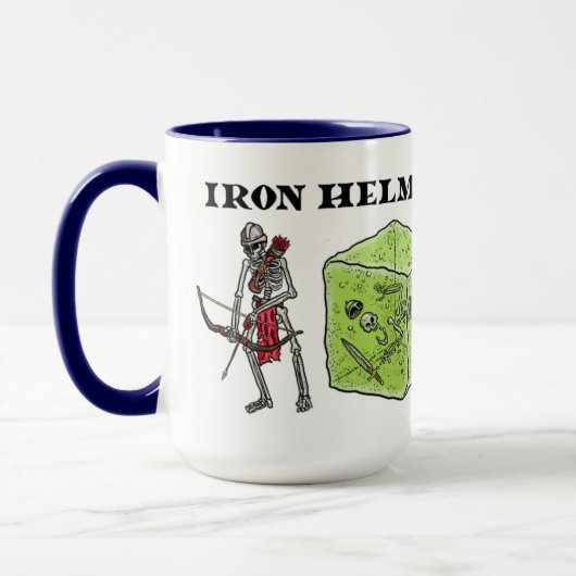 Premium IJzeren Helm Coffee-Mok Mok (Links)